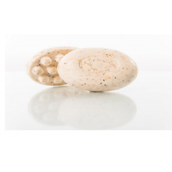 Savon de massage blanc, algue Chondrus, parfum Embruns, 150g