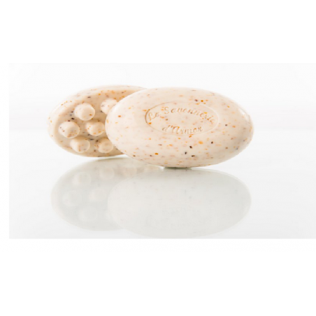 Savon de massage blanc, algue Chondrus, parfum Embruns, 150g