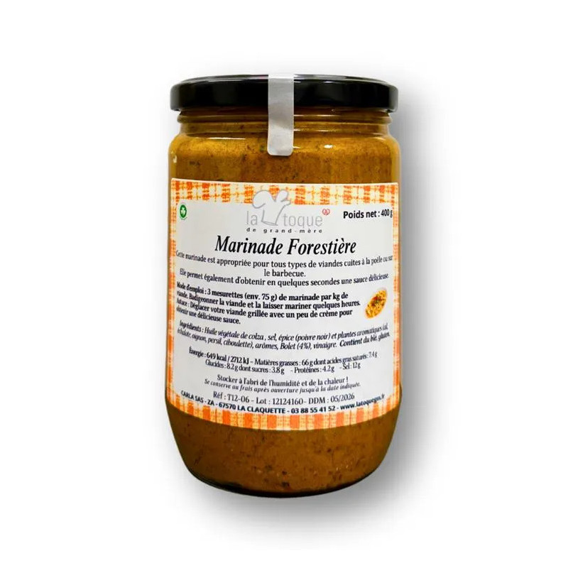 marinade forestiere